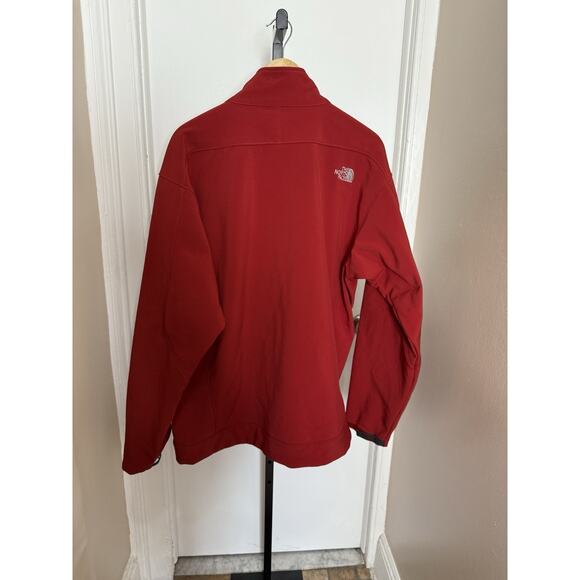 North Face Apex Softshell Men's XXL Jacket DARK RED Ski Snowboard XX-Large - Picture 5 of 5